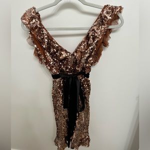 Free People Sparkly dress